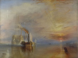 The Fighting Temeraire tugged to her last berth to be broken up 1839